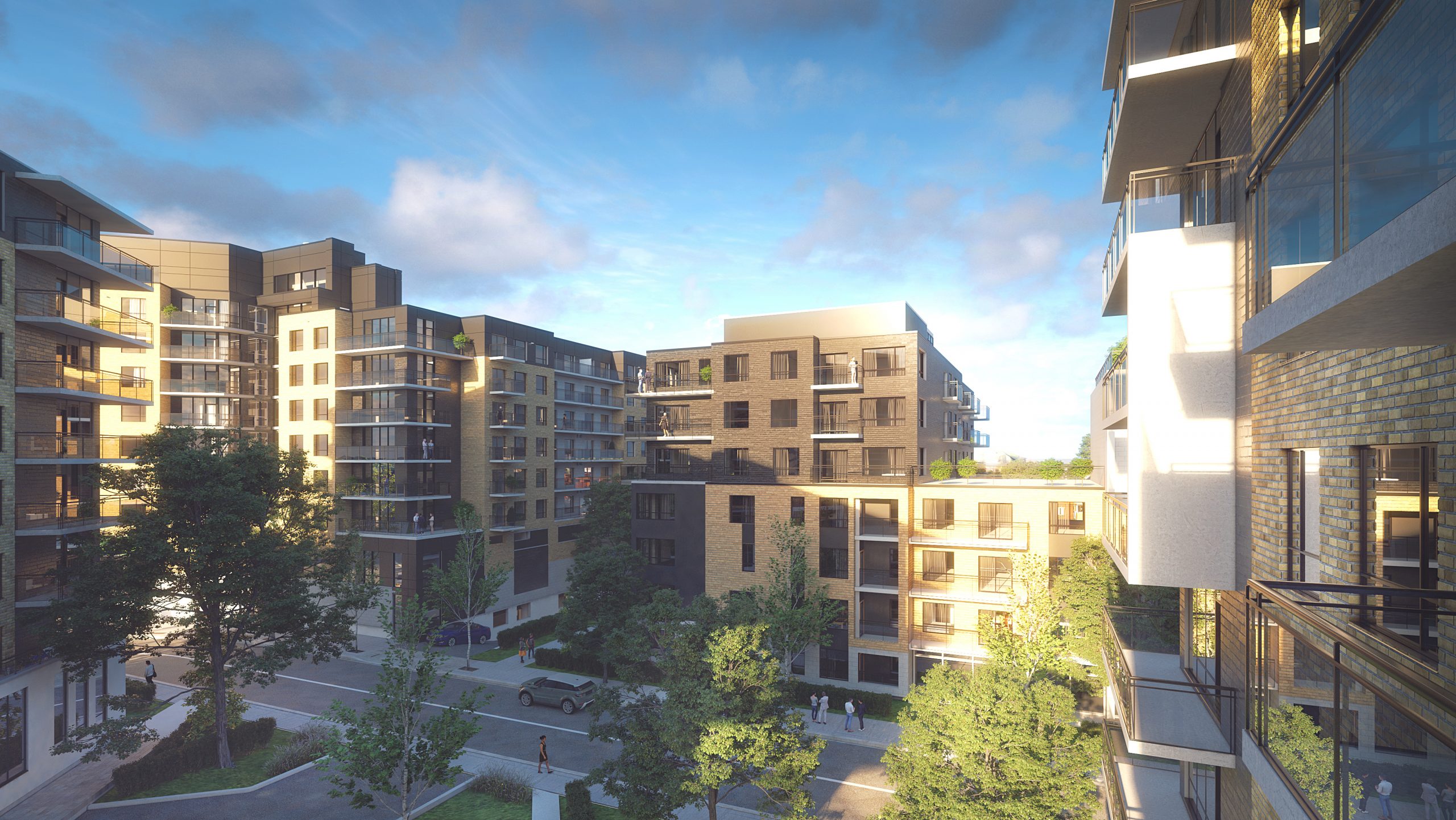 Citta courtyard perspective